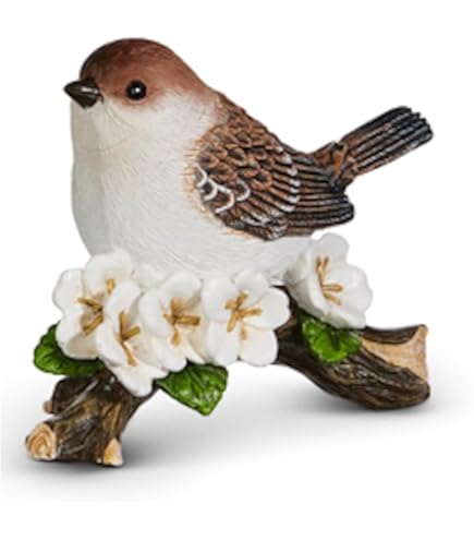 Amazon.com: US 4.5 Inch Goldfinch Bird on Branch Decorative Statue