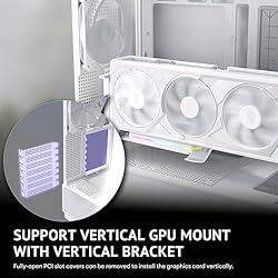 Antec Flux Wood White, 5 x PWM Fans