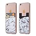 Cardly (Two Cell Phone Stick on Wallet Card Holder Phone Pocket for iPhone, Android and All Smartphones. (White)