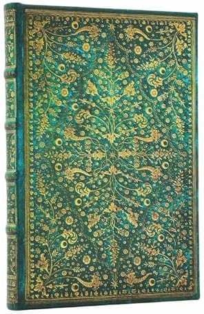 Emerald Flower Ultra Unlined Hardcover Journal, 144pg, 120GSM