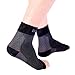 Doc Miller Ankle Brace for Women & Men – Foot Compression Sleeve, Toeless Wrap & Support for Pain Relief, Plantar Fasciitis, Achilles Tendonitis & Injury Recovery, 1 Pair