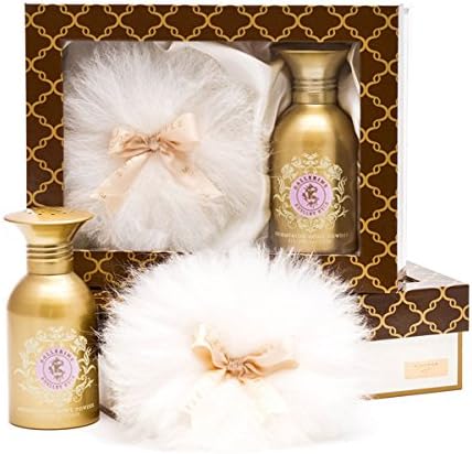 Shelley Kyle Ballerine Shimmer Body Powder Talc Free with Baby Puff - 4 Oz