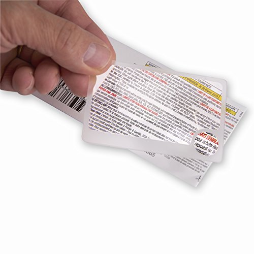 Carson Twin Pack 2.5x Power Credit Card Size Magnifiers with 6x Spot Lens (WM-01)