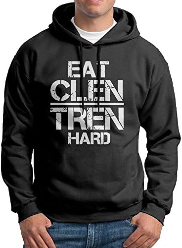 Men's Eat Clen tren Hard Fashion Hoodie