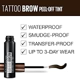 Maybelline Tattoo Brow Peel Off Eyebrow Gel Tint Dark Brown Duo Bundle view 3