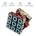 D-FantiX Qiyi Dimension 3x3 Speed Cube Stickerless Smooth Magic Cube 3x3x3 Puzzles Transparent Black 57mm
