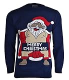 Men's Adults Novelty Christmas Knitted Jumper Size S M L XL XXL