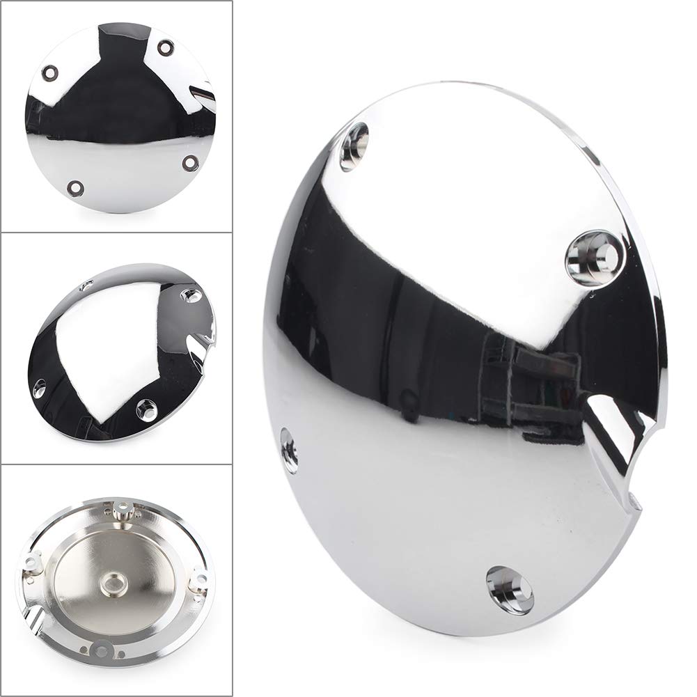 Photo 1 of GZYF 4 Holes Timing Points Cover, Motorcycle Domed Ignition Engine Cover for Harley Davidson for Sportster XL1200 883 1994-2003
