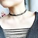 Bassion Choker Set, 20 PCS Womens Black Velvet Choker Necklace Set Classic Gothic Tattoo Lace Chokers