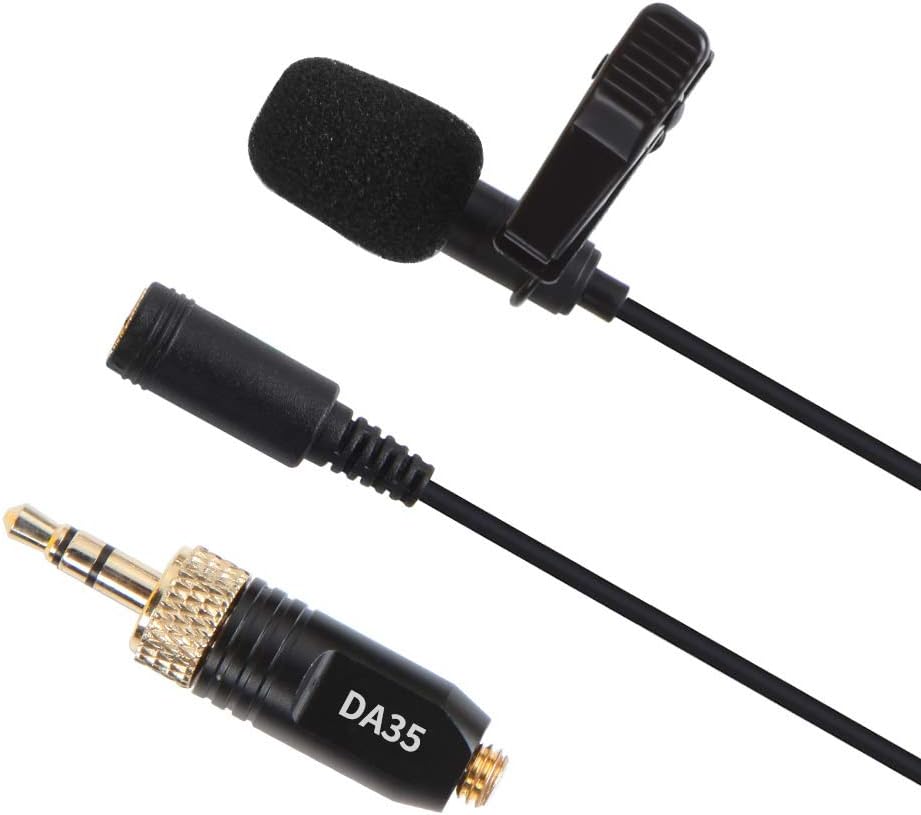 Wireless lavaliers Microphone OmniDirectional 83dB Microdot Lavalier