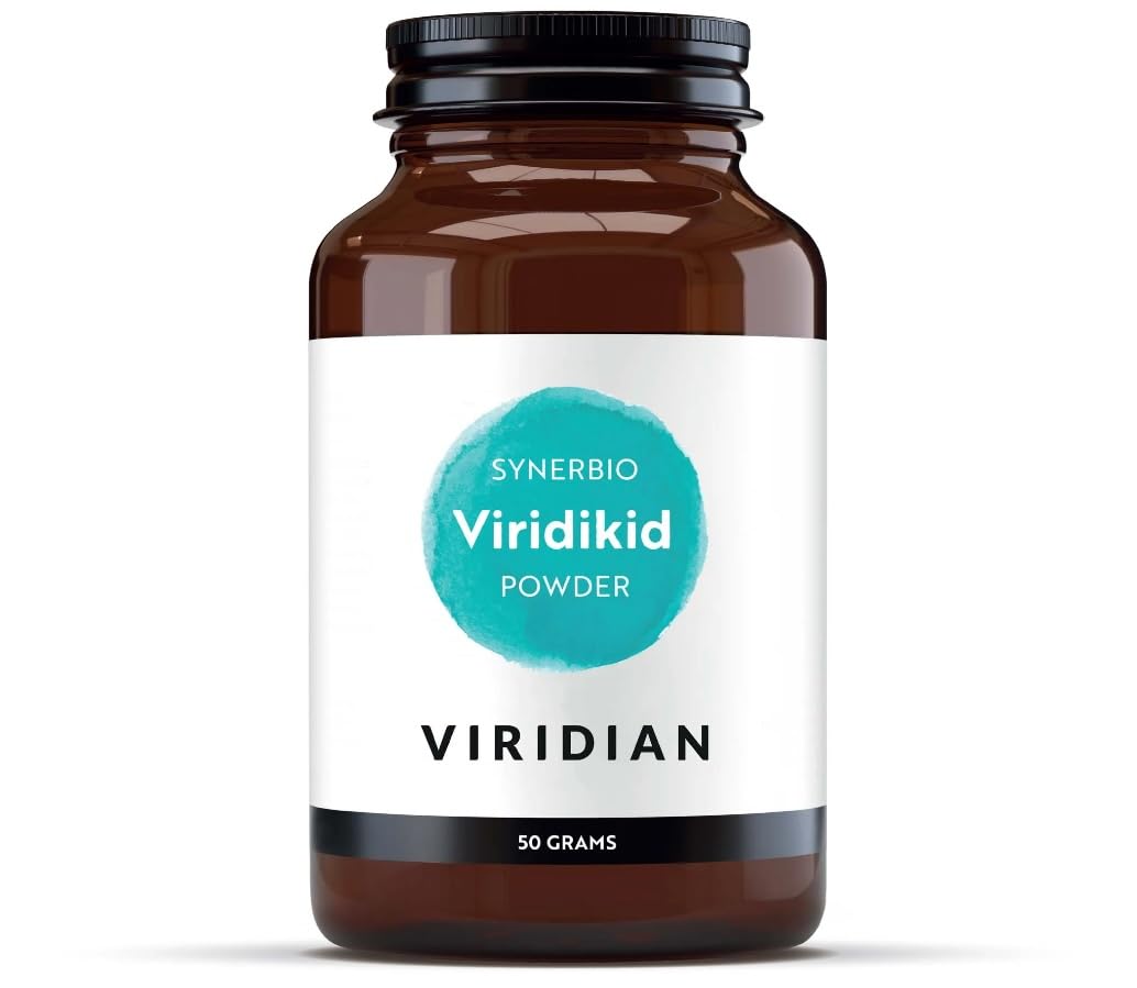 Viridian – Viridikid Synerbio Powder with Vitamin C - 50g | Expertly Formulated Friendly Bacteria | Prebiotics | Vitamin C to Support Normal Immunity | Dairy-Free | 100% Active Ingredients