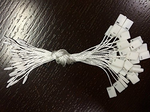 image for handrong 950pcs Hang Tag Polyester String Snap Lock Pin Loop Fastener 