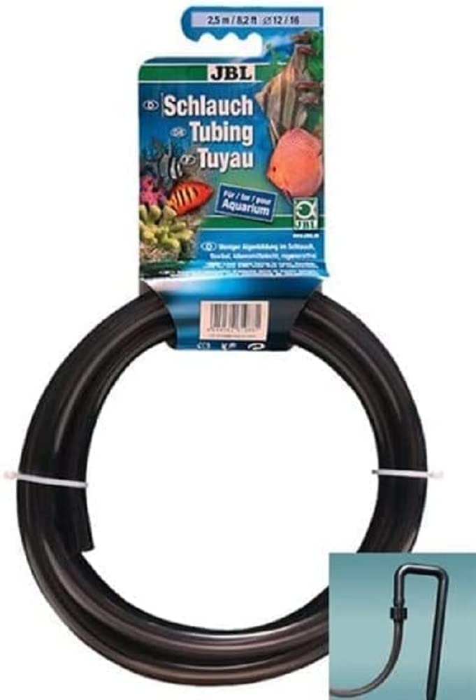 JBL 6109000 Water hose, diameter 19/25, length 2.5 m, suitable for aquarium, pond and aquatic terrarium, color gray