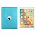 BoriYuan iPad 4&3&2 360 Degree Rotating Stand PU Leather Case Protective Flip Folio Detachable Soft Rubber Cover For Apple iPad 4/ iPad 3/ iPad 2 with Card Slot+Screen Protector+Stylus (Light Blue)