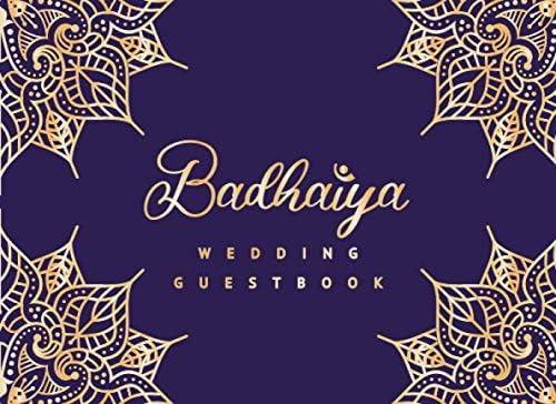 Badhaiya Wedding Guestbook Indian Wedding Guest Book Marriage Shaadi Traditional Modern Design Hindi Vivah Sanskar Dulha Dulhan Blessings Mehendi Sophisticated Classical Purple Color Guestbooks Grace 9798697419779 Amazon Com Books