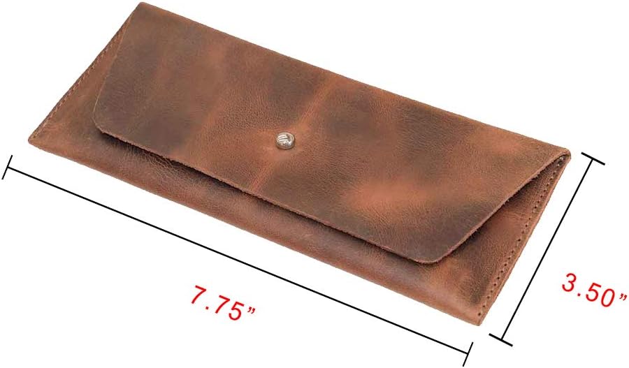  | Hide & Drink, Leather Utility Pouch / Wallet / Accessories / Cover / Travel Gear / Hand Bag, Handmade Includes 101 Year Warranty : Bourbon Brown | Travel Wallets