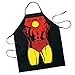 ICUP Marvel - Iron Man Be The Hero Character Adult Size 100% Cotton Adjustable Black Apron