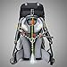 Mountaintop 65L Outdoor Hiking Backpack Camping Backpack Internal Frame Bag, Black