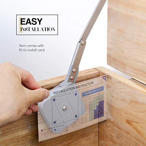 Morinbo Toy Box Hinges Soft Close, Lid Support Hinges, Heavy Duty