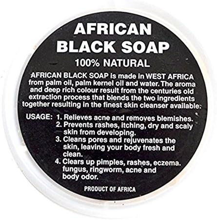 African Black Soap Paste - 8oz, 16oz, 32oz Container by Sheanefit (Black Soap, 8oz)
