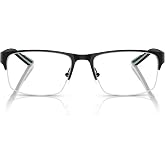 Armani Exchange mens Ax1068 Rectangular Prescription Eyewear Frames