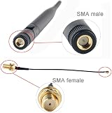 DIYmalls 868 MHz LoRa Antenna 5dBi SMA Male 195mm Cable for Meshtastic LoRa 32 view 4