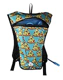 Rave Ape Hydration Pack for Rave - Water Backpack For Music Festivals, Raves, Hiking, Biking, Outdoors | 2L Water Bladder by