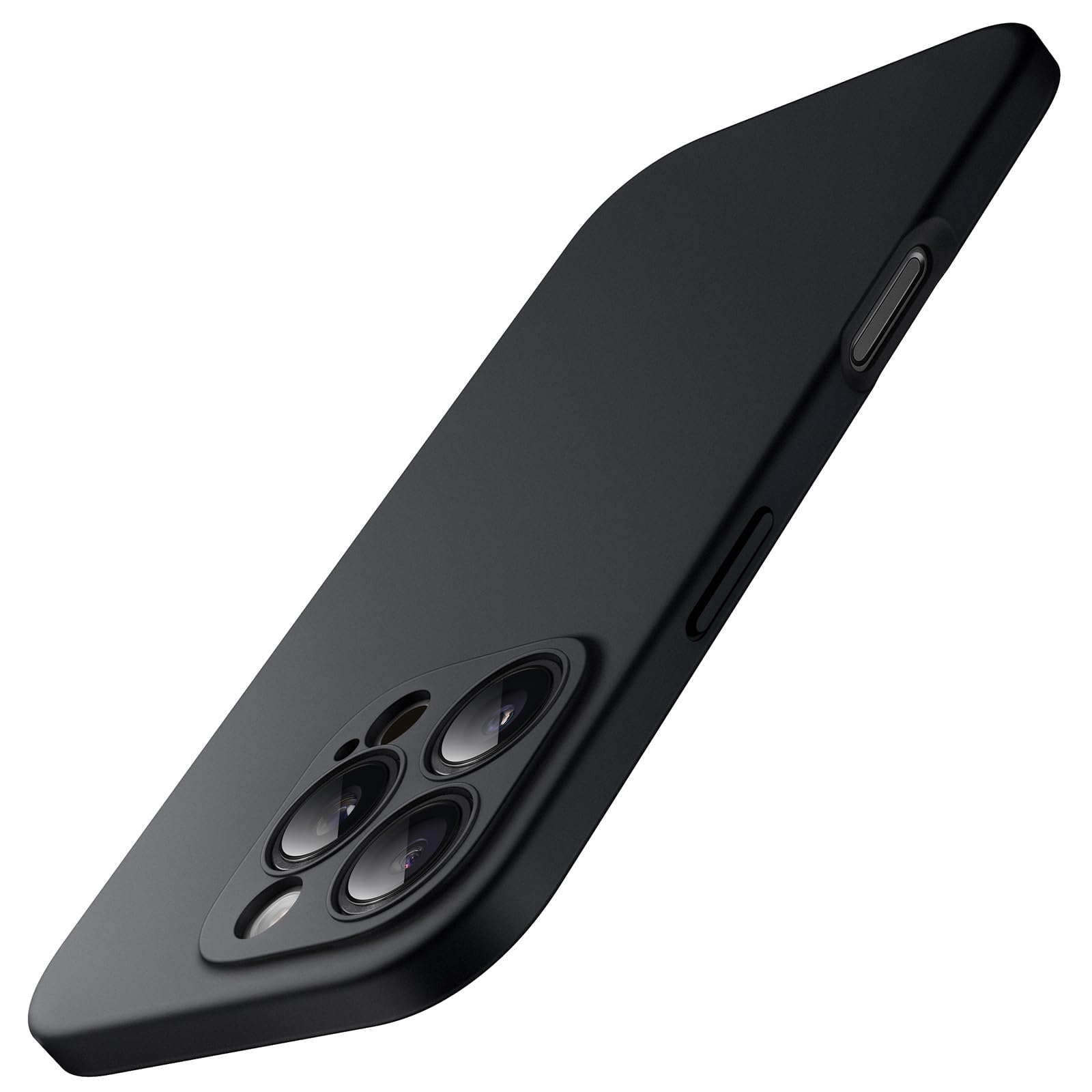 Photo 1 of JETech Slim Fit Case for iPhone 16 Pro 6.3-Inch, Camera Lens Full Protection, Soft TPU Thin Protective Phone Cover with Matte Finish, Shockproof (Black Titanium)