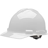 Malta Dynamics Hard Hat – Cap-Style Construction and Safety Hard Hats for Men and Women, 4 Pt. Hard Hat Suspension System, OSHA & ANSI Compliant, Made in The USA (2 Pack, White)