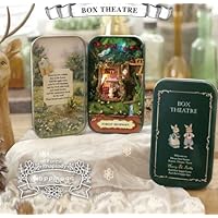lala dream Box Theatre Forest Rhapsody Doll House 3D Mini DIY Miniature Wooden Puzzle Dollhouse Furniture Decoration Toy