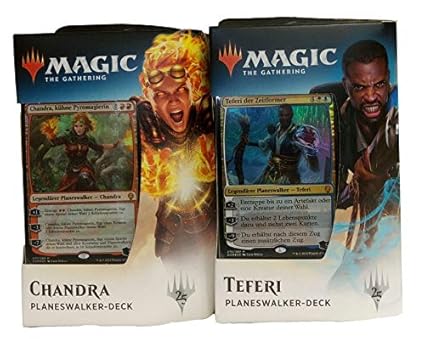 Wizards Of The Coast Dominaria - Planeswalker Deck deutsch - MtG Magic the Gathering, Deck:Deck Set (Teferi + Chandra)