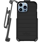 BELTRON Case with Belt Clip for iPhone 13 Pro Max, Slim Full Protection Case & Rotating Belt Clip Holster with Built in Kickstand, Scratch Resistant/Shock Absorption for iPhone 13 Pro Max 6.7" - Black