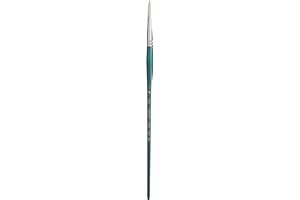 Princeton Ashley Natural Bristle Paint Brush for Oil and Acrylic, Series 5200, Round, 6