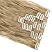S-noilite® 24 Inches Long Curly Full Head Clip in Synthetic Hair Extensions 8pcs 170g (24#-Ash Blonde)