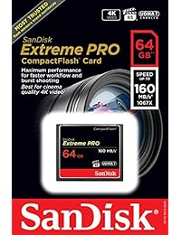 SanDisk Extreme Pro   Tarjeta de memoria CompactFlash UDMA 7 hasta 160 MB   s