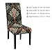 Fuloon 6 Pack Super Fit Stretch Removable Washable Short Dining Chair Protector Cover Seat Slipcover for Hotel, Dining Room, Ceremony, Banquet Wedding Party
