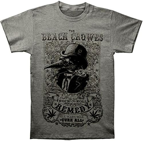 The Black Crowes Men's Remedy Slim Fit T-Shirt Grey