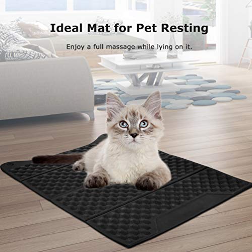 Petacc Cat Litter Mat, 17"x24" Layer Design Waterproof Litter