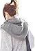 Winter Soft Pullover Knit Infinity Scarf Beanie Hoodie Scarf