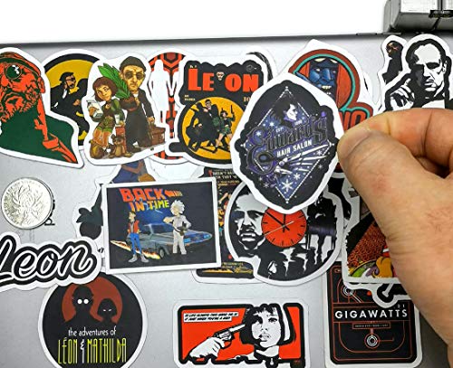 50pcs Classic Movie Fight Club Godfather Mix Graffiti Stickers for Mobile Phone Laptop Luggage Pad Case Skateboard Decal Sticker - Image 3