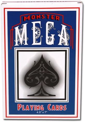 Deck of Jumbo Oversize Monster Mega Playing Cards