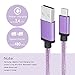 Galaxy S9 Charger, Benicabe (2-Pack 3FT) USB Type C Samsung Adaptive Fast Charging Cable Nylon Braided Cord for Samsung Galaxy S9 Plus, S8/S8 Plus, Note 8, Note 9 and More(Lilac Purple)