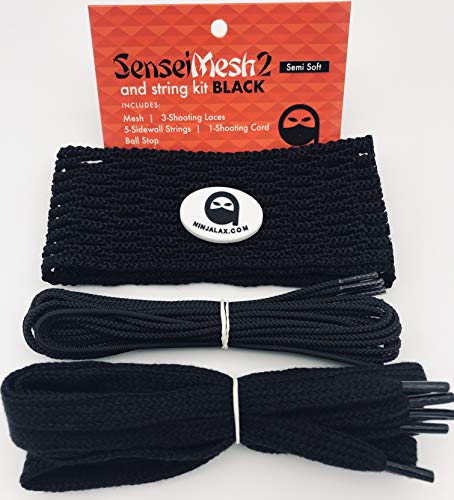 Ninjalax Sensei Mesh 2 Semi Soft Black with Stringing Kit - Thumbnail 3