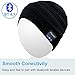 Rotibox Rechargeable Bluetooth Beanie Hat Fashional Short Cap w/Wireless Headphones Headsets Earpiece Speakerphone Mic for Outdoor Sports Skating Hiking Camping Skiing Snowboard - Black