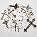 iloveDIYbeads 20pcs Mixed Cross Charms Pendants Beads Charms Pendants for Crafting, Jewelry Findings Making Accessory For DIY Necklace Bracelet Craft Supplies (M023)