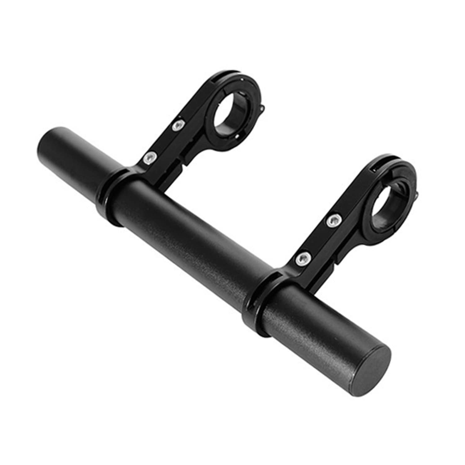 通用 Dexian Electric Scooter Handlebar Extender, Aluminum Alloy Multifunction Double Clamp Handlebar Extension, Handlebar Extender Bracket with Hex wrench for Headlight GPS Phone Speedometer (Black)