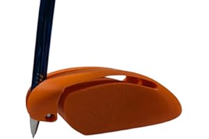 Zephylix Assistive Writing and Drawing Device, Finger Holder Tool for Left or Right Hands Orange