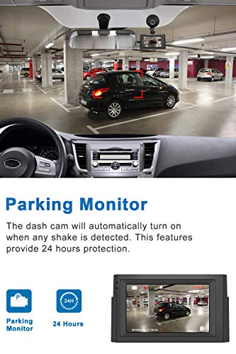 Dash Cam for Cars 1080P FHD CHORTAU Dash Camera for Cars 3 inch Dashcam with Super Night Vision, 170°Wide Angle, Parking Monitor, Loop Recording