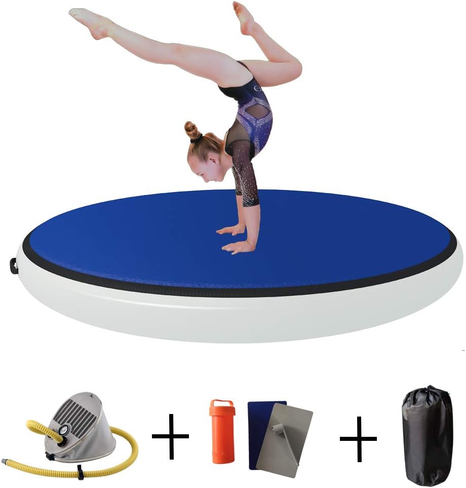 round tumbling mat