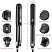 Steam Hair Straightener Professional Vapor Flat Iron for Black Hair - Salon Straightening 1.25inch Ceramic Tourmaline for Dry&Wet Hair, ETL Approval